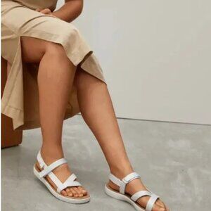 Everlane Women's White Strappy Sandals